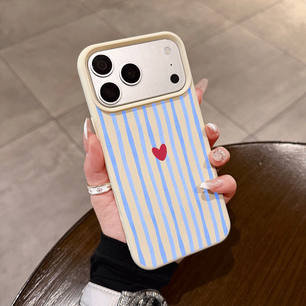 Apple Iphone 15 - Cover in Silicone Opaco con Strisce