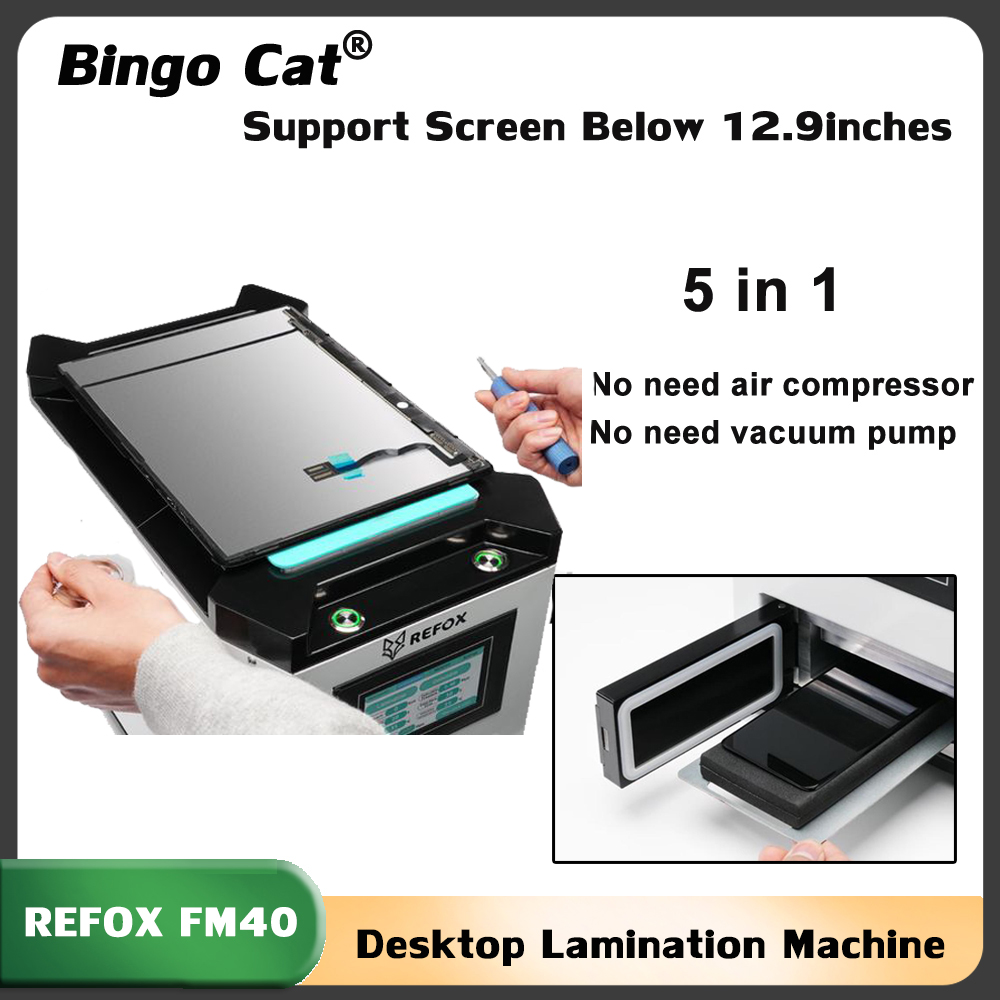 Screen Alignment Tool - REFOX FM-40 Macchina di laminazione 5in1