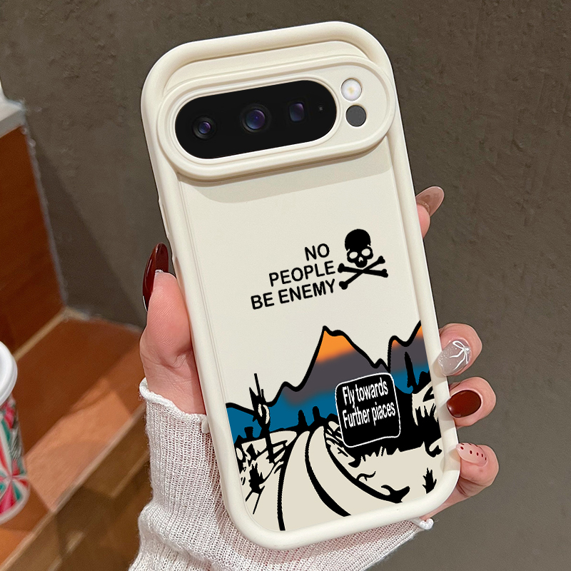 Google Pixel 9 Pro - Custodia per telefono con motivo Mountain