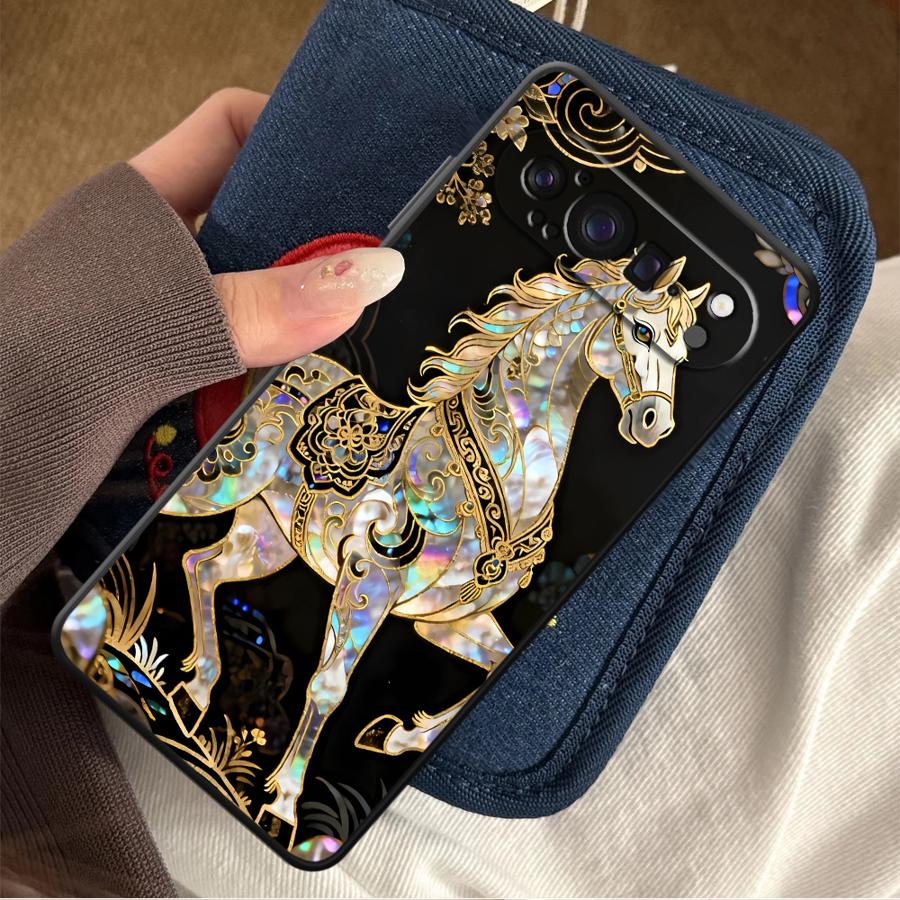 Google Pixel 9 Pro - Cover per Telefono Lucky Horse per